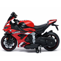 Haute puissance grande taille 550*2 moteur 12V7 alimenté par batterie enfants moto cuir siège EVA roues enfants monter sur la voiture