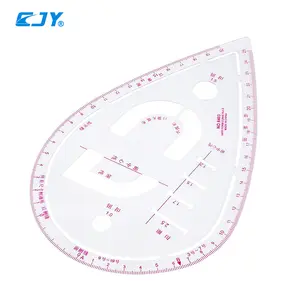 ไม้บรรทัดมัลติฟังก์ชั่น,ไม้บรรทัดหน้าจอ PVC Armhole Scale Cage Curve Ruler 6403อุปกรณ์อะไหล่จักรเย็บผ้า