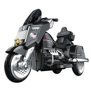 Groothandel Kinderen Elektrische Motorfiets Auto 12V Batterij <span class=keywords><strong>3</strong></span> Wielen Grote Stoel Plastic Elektrische Rit Op Speelgoed Auto Voor Kinderen - Product Image 1