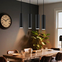 ETL listé surfacé monté plafonnier cylindre pendentif Downlight pour Bar cuisine salle à manger décoration suspension