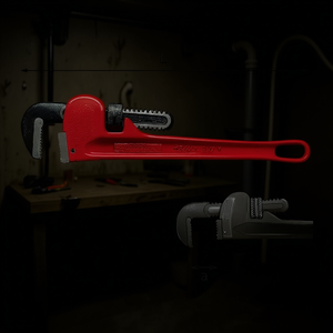 ประแจจับท่อ 302 N สีแดง ปรับได้ สำหรับเครื่องมือซ่อมท่อประปา - Product Image 3