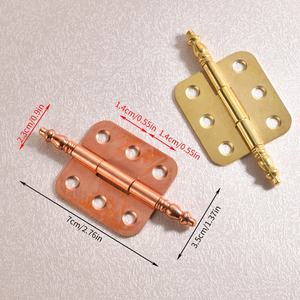 Charnières de meubles élégantes en fer industriel à fermeture douce, 6 trous, <span class=keywords><strong>pour</strong></span> portes d'armoires de cuisine et de salon d'appartement, <span class=keywords><strong>quincaillerie</strong></span> de décoration intérieure - Product Image 3