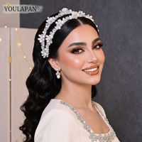 YouLaPan – bandeaux en perles pour femmes, doux, avec strass, adaptés aux mariages, aux danses, aux fêtes, accessoires pour cheveux, YXA307