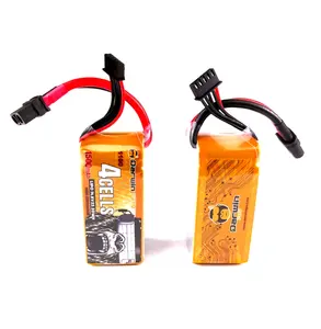 DarwinFPV Lipo pil 4S 1500mAh 14.8V 110C yarış pil Quadcopter yarış FPV Drone piller