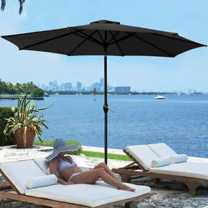 Paraguas para exteriores, sombrilla, parasol, mercado, Pagoda, China, compacto, UV, recto, soportes para <span class=keywords><strong>Patio</strong></span>, jardín, playa, a prueba de viento, sol, pesca, 6 uds. - Product Image 2