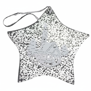 Set di 12 Ornamenti a Stella in Cristallo di Vetro Personalizzabili, Palline di Vetro per Decorazioni Festive e Artigianato, PACCHETTO DECORAZIONI STELLE IN VETRO - Product Image 2
