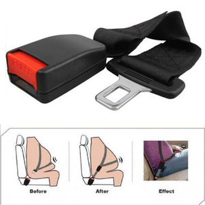 Extensor de cinturón de seguridad para coche, 36 cm de largo, tipo C, poliéster, acero, ABS, antifricción, cómodo adaptador de extensión para embarazadas con sobrepeso - Product Image 4
