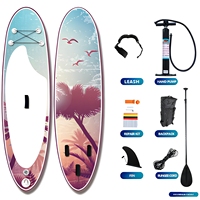 Planche de paddle gonflable en gros, double couche Drop Stitch, pour sports nautiques d'été