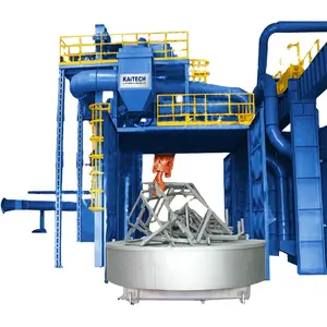 Q36/Q76 trolley type shot blasting machine manufacturer for cleaning metal casting