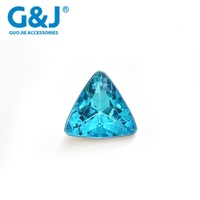 Strass en acrylique triangulaires à coudre, de haute qualité, écologiques, pour accessoires de bijoux DIY