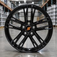 Jantes SRD Custom 18-24 pouces 5x120 5x112 5x114.3 noires concaves profondes en alliage pour Porsche Chevy Camaro Caprice Blazer S10