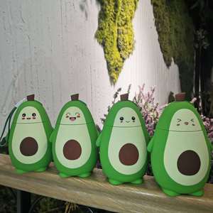 Taza de vidrio de doble pared con diseño de aguacate, resistente al calor, de borosilicato, para té, para chicas y estudiantes. - Product Image 1