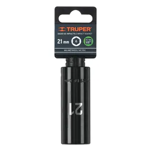 BOX 6 Douilles longues 1/2" à six pans 21mm, TRUPER - Product Image 3