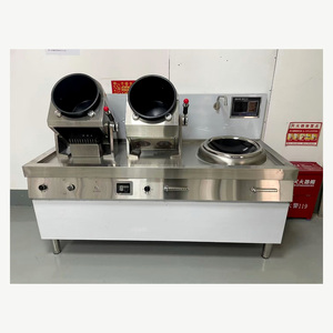 Machine de cuisson automatique commerciale Threestones pour sautés, 5000-10000W, gaz/électrique, en acier inoxydable, robot <span class=keywords><strong>wok</strong></span> pour restaurant - Product Image 5