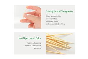 Tariff Reduction Free Sample Factory Price Disposable Custom <strong>Toothpick</strong> <strong>Bamboo</strong> Wooden Individually Wrapped <strong>Toothpicks</strong>