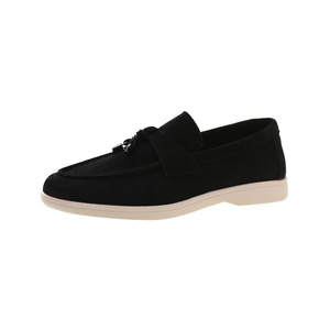 <span class=keywords><strong>Mocasines</strong></span> de <span class=keywords><strong>Mujer</strong></span> 2026 Otoño Nuevos Sólidos Duraderos Talla Grande Suela Blanda Sin Cordones Estilo Europeo Americano Casual Zapatos Planos de Punta Redonda - Product Image 6