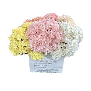 Fleurs en soie d'hortensia français, petit bouquet à 7 branches, décoration de mariage, accessoires de photographie, décoration intérieure, style moderne - Product Image 5