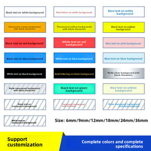 Compatible con cintas de etiquetas <span class=keywords><strong>Dymo</strong></span> Delta <span class=keywords><strong>1610</strong></span> máquina de grabado en relieve cinta de etiquetas en relieve 3D - Product Image 3