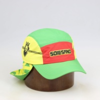 Gorra de exterior personalizada de alta calidad con solapa, logotipo de impresión de seda Gorra y sombrero de deportes de playa