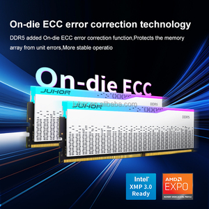 JUHOR 32GB/16GB*<span class=keywords><strong>2</strong></span> DDR5 5200MHz <span class=keywords><strong>RAM</strong></span> DIMM 1.25V Modulo di Memoria a Bassa Tensione Certificato ECC per Configurazioni Professionali Desktop Garanzia 3 Anni - Product Image 2