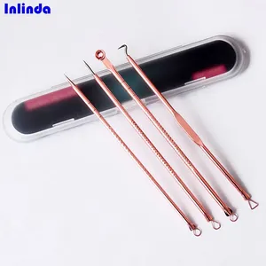 Extractor de espinillas de acero inoxidable, herramienta de vacío para eliminar espinillas, 4 unidades, gran precio de fábrica