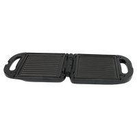 Grille-sandwich 1200W à quatre fentes, rangement vertical, enrouleur de cordon, corps froid au toucher, protection contre la surchauffe