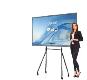 55/65/75/86/100 inç dokunmatik ekran interaktif tahta Lcd ekran toplantı odası eğitim sınıf akıllı interaktif beyaz tahta