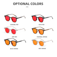 Gafas de seguridad para gaming con lentes de PC naranja, montura negra de moda, bloqueo de luz azul del 99%, venta al por mayor transfronteriza