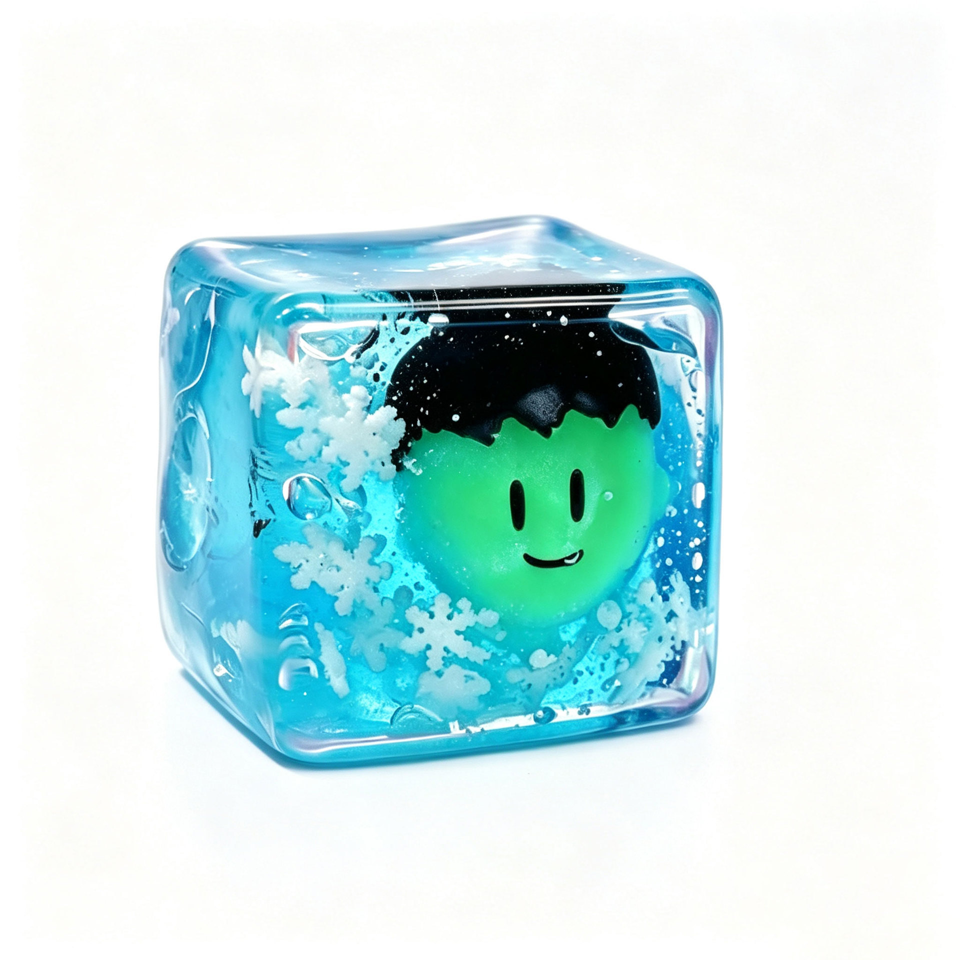 Tête de fantôme bleue [Sac OPP]