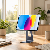 Support magnétique dédié pour iPad 11e génération A16, support magnétique rotatif à 360 degrés en aluminium, logo personnalisable