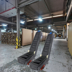 Hochleistungs-rutsch festes schwarzes Gummi-Förderband Schlamm förderer Hebezeug Verdicktes Band Kletterz material Förderband - Product Image 4