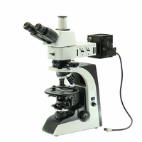 Transmit Reflect 1000x Trinocular LED Polarizing Metallurgical Microscope for Industrial Inspection High Definition 360