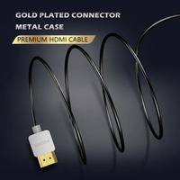 Cable HDMI 4K 2160p de Alta Velocidad 18Gbps 1080p con Audio ARC, Carcasa de Aleación de Aluminio y PVC para Monitor y TV, Venta al Por Mayor de Fábrica