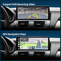 Lecteur sans fil CarPlay et Android Auto de 12,3 pouces avec navigation pour BMW X3 F25/X4 F26 compatible avec le tableau de bord