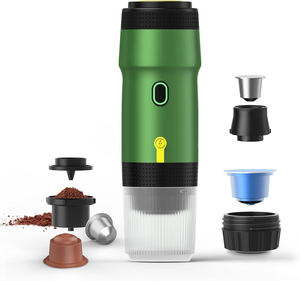 High Quality Portable Espresso <b>Maker</b> With Adaptor,Car Charging Cable 12v 220v Mini Automatic Espresso Portable <b>Coffee</b> Machine - Product Image 2