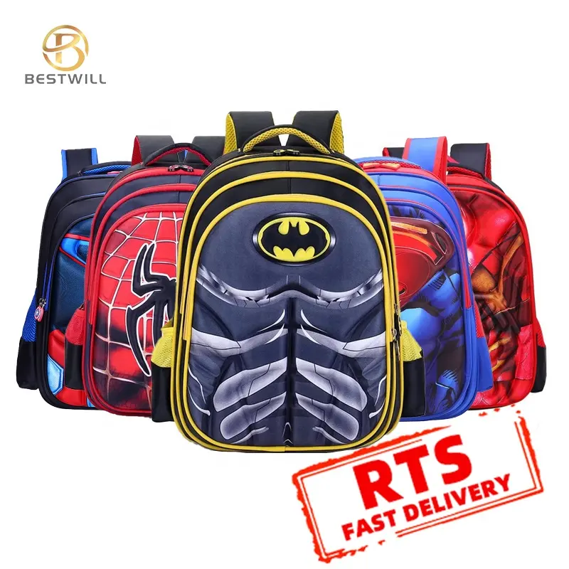 BESTWILL cartoon eva bagpack waterproof back pack kids school bags marvel mochila rucksack backpack school bag