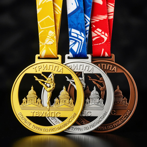 Médailles <span class=keywords><strong>de</strong></span> danseuse <span class=keywords><strong>de</strong></span> ballet en relief 3D Or Argent Bronze avec rubans colorés en émail pour les concours <span class=keywords><strong>de</strong></span> danse, les récitals, les spectacles <span class=keywords><strong>de</strong></span> <span class=keywords><strong>talents</strong></span> - Product Image 6