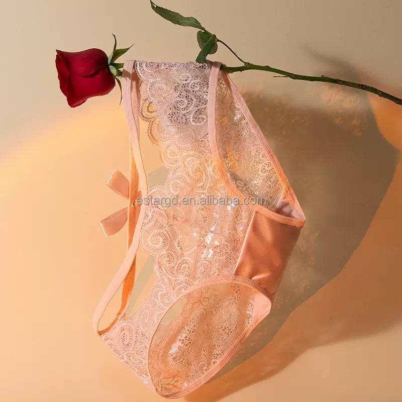 Jixin4you Culotte Transparente Femme Ouvert Entrejambe Lingerie De Nuit Slip Dentelle A:Noir