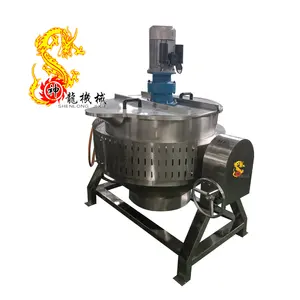 Bouilloire de cuisson industrielle à vapeur/gaz/électrique de 100 litres avec agitateur