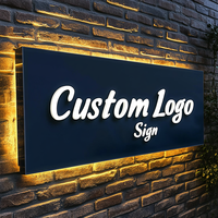 Boîte à lumière extérieure personnalisée Carrey Sign pour les chaînes de cafés, signalétique étanche, logo mural, boîte à lumière intérieure pour la publicité