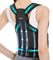 Gilet de Correction Posturale Professionnel Ajustable et Respirant pour Scoliose et Cyphose, avec Protection Lombaire Légère