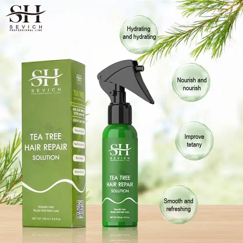 Tea Tree Nourishing Hair Treatment Liquid Fast Hair Growth Product Essential Oil Anti Preventing Hair Lose Damaged Serum Keratin