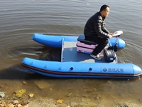 Pont flottant en PVC, bateau gonflable pour une personne, appât de pêche, surf, dérive, sport nautique, catamaran, mini-yacht