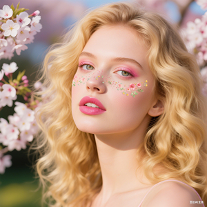 Nuova Collezione Primavera 2026: Tatuaggi Temporanei per il Viso con <span class=keywords><strong>Stampa</strong></span> Floreale alla Moda, Impermeabili, per Trucco da Carnevale, Realizzati in Carta - Product Image 4