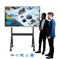 Tableau blanc interactif intelligent AI 65-75 pouces Android 16 RK3576 avec outils éducatifs multiples pour l'école et la salle de classe intelligente