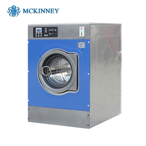 Lavadora y Secadora Comercial de Acero Inoxidable que Funciona con Monedas MCKINNEY de 12-25 kg para Lavandería - Product Image 1