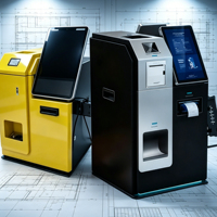 Kiosque de paiement en espèces en libre-service OEM ODM avec lecteur de codes-barres à écran tactile et SDK pour les marques de détail