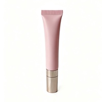 Tube cosmétique en plastique personnalisé avec impression sérigraphique PE, 10/15/20 ml, rose doré, pour gloss à lèvres, crème pour les yeux, massage