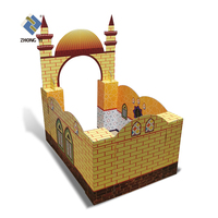 Maison de Jeu Mosquée en Carton Personnalisable 3D avec Logo