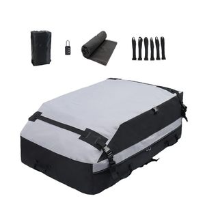 Échantillon gratuit Sac de toit de voiture en PVC imperméable Sac de voyage en plein air Porte-bagages de toit Sac de toit pour tous les toits de voiture Sangles renforcées - Product Image 1
